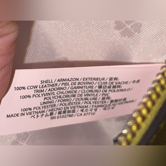 Kate Spade Taylor Double Zip Crossbody Handbag yellow EUC golden hour summer - Picture 11 of 14